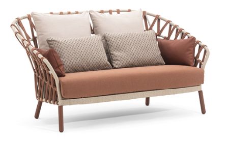 Emma Cross Sofa 2 seaters Varaschin 